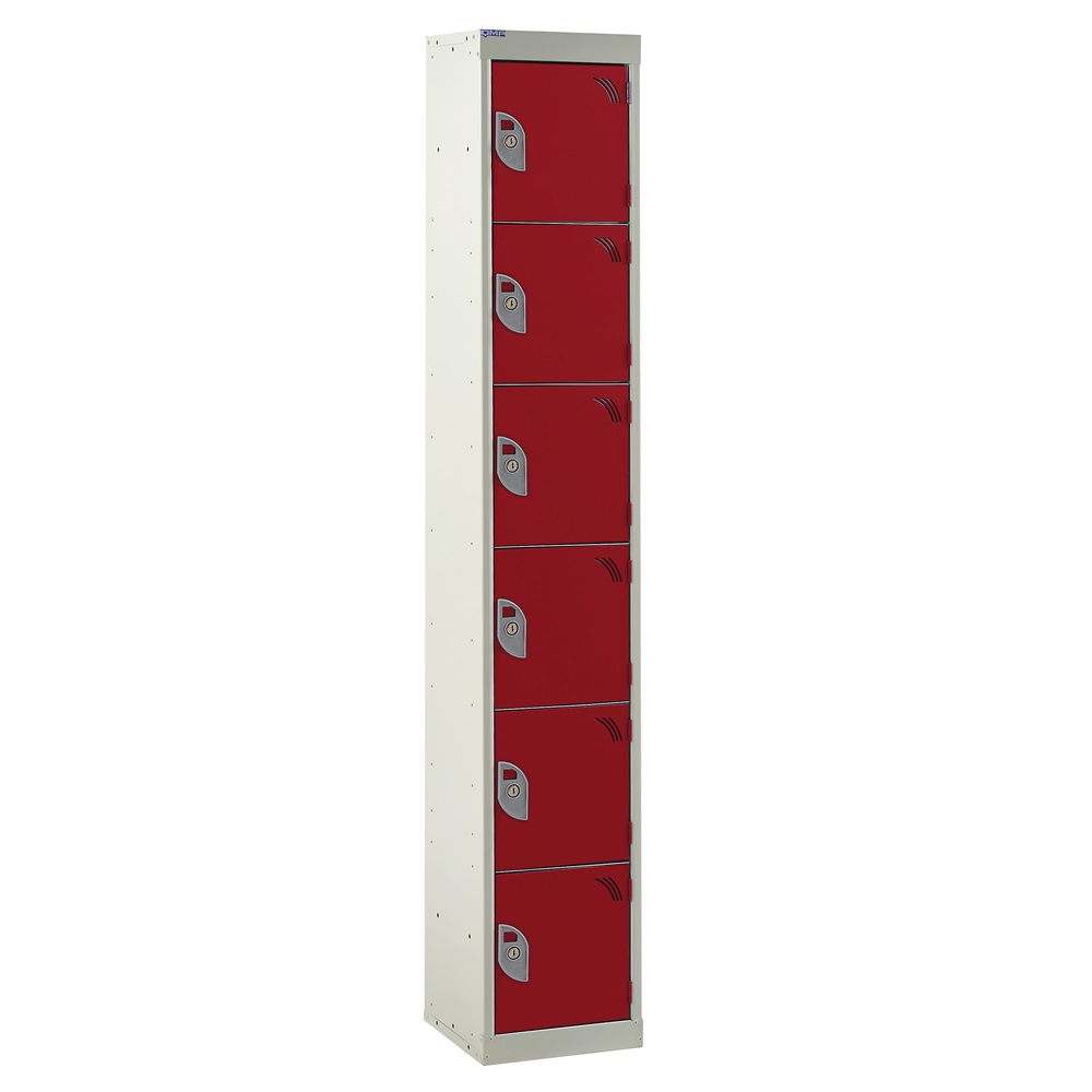 Express Six Door Locker - Flat Top