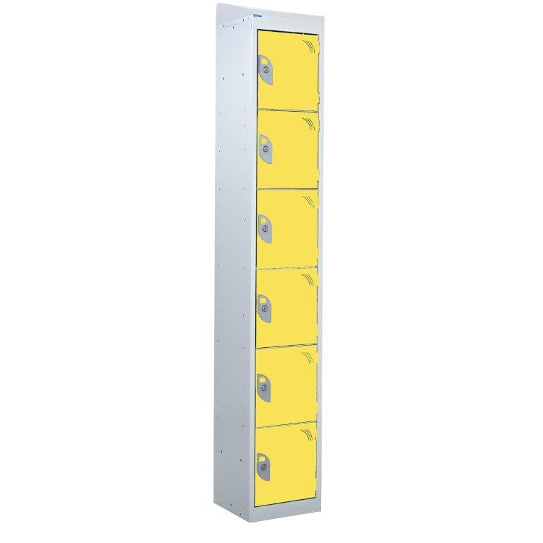 Express Six Door Locker - Sloping Top