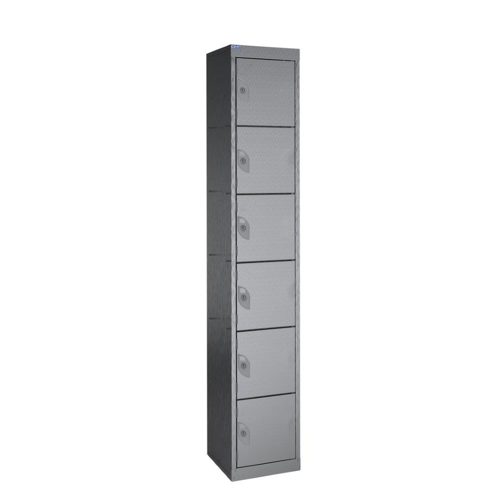 Stainless Steel Six Door Locker